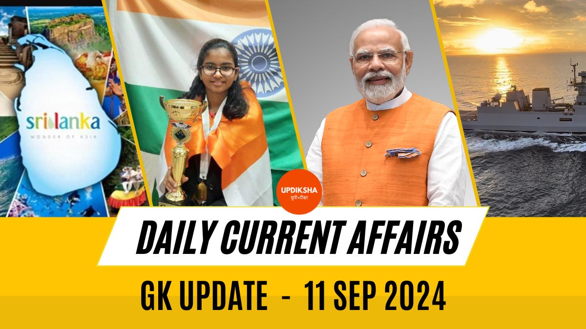 Daily Current Affairs For 11 Sep 2024