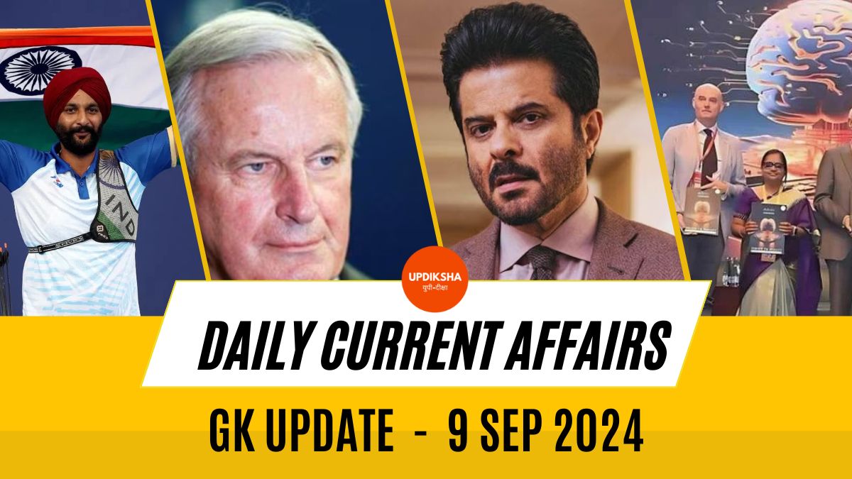 Daily Current Affairs for 9 September 2024