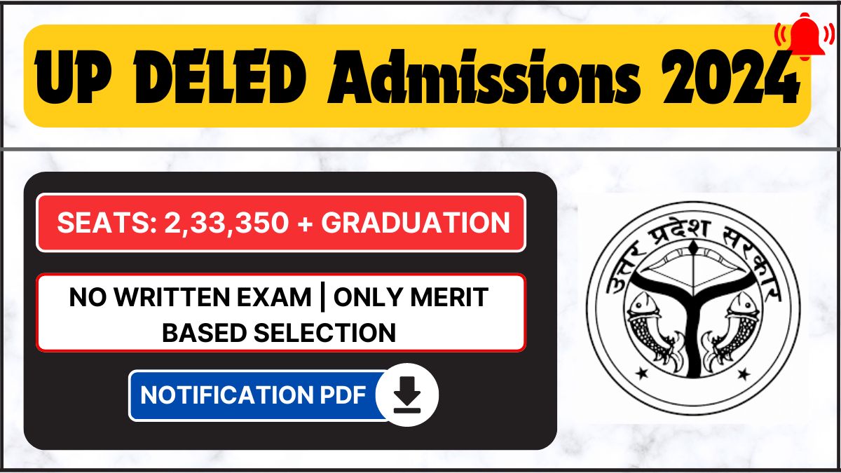 UP DELED Admissions Online Form 2024